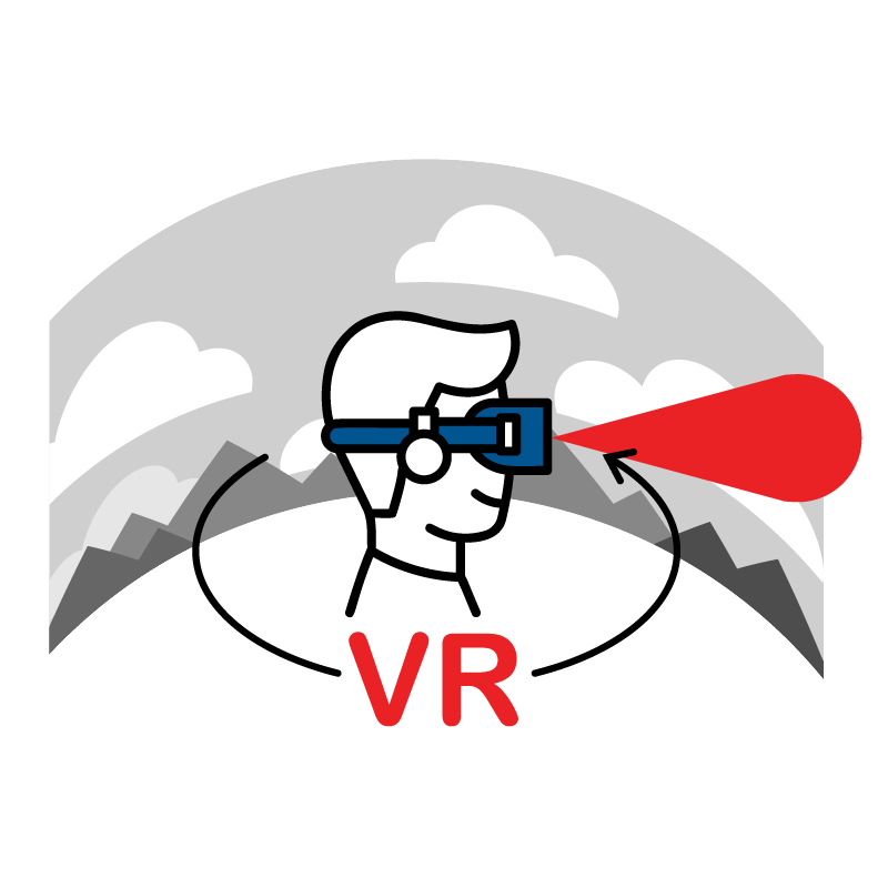 一般規格： 頭戴式VR眼鏡logo圖
