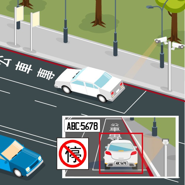 一般規格：違規停車偵測系統logo圖